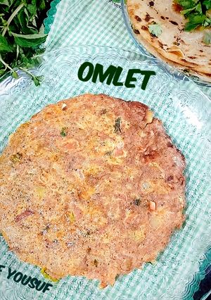 A picture of Memon's fusion omelet.