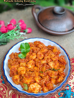 Foto resep Balado Udang Kentang