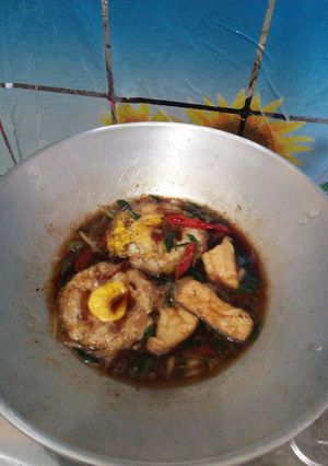 Foto resep Telur ceplok saos inggris