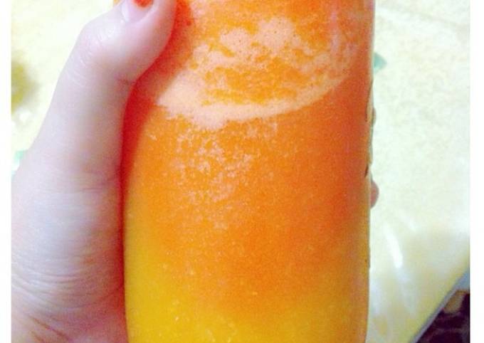 Yuk intip, Resep memasak Jeruk peras + jus wortel dijamin sedap