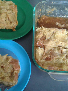 Una foto de Budín de pan en microondas