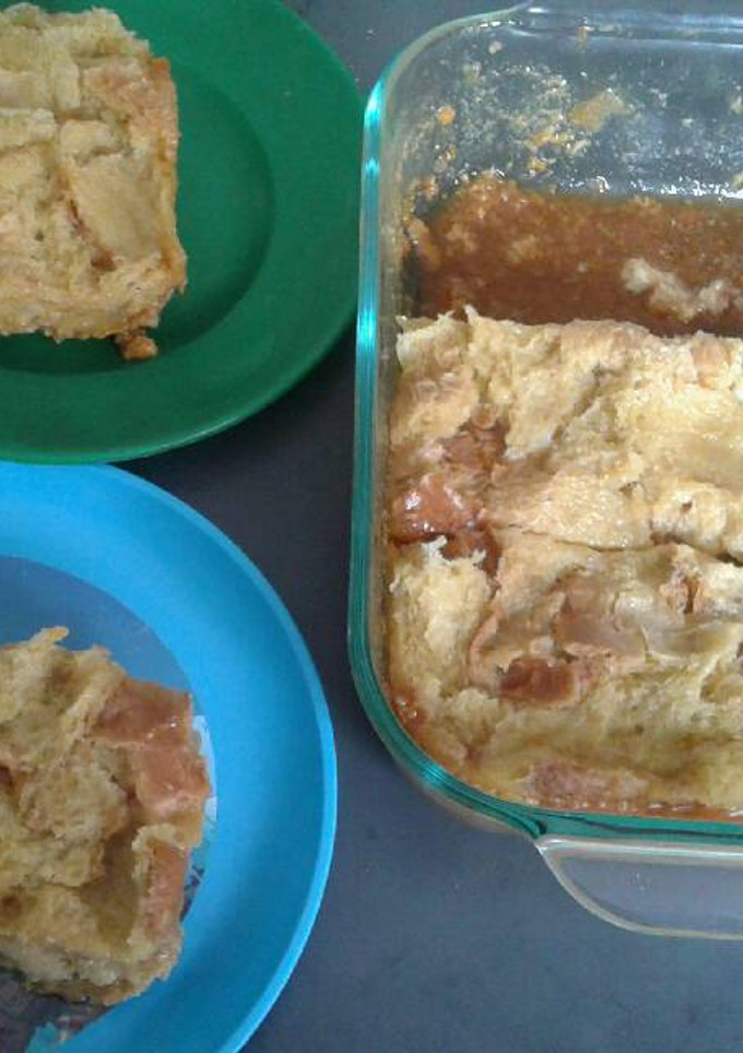 Una foto de Budín de pan en microondas