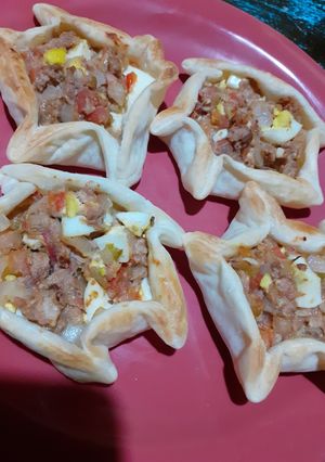 Una foto de Canastitas de atún son ideales para una cena liviana