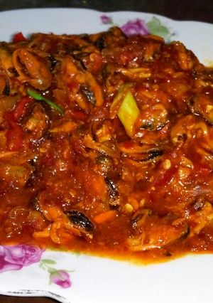 Foto resep Kerang asam manis pedas