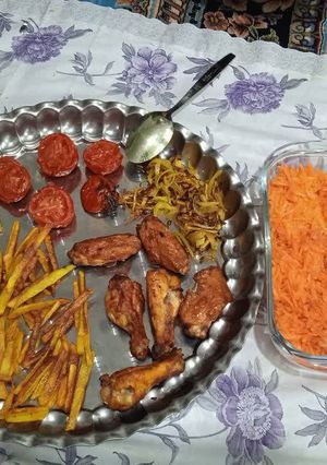 عکسی از دستور سینی کباب