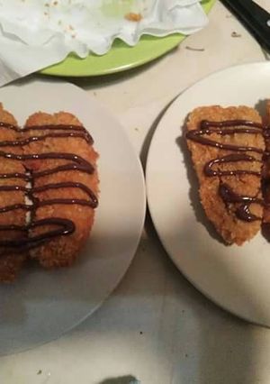 Foto resep Pisang goreng siram coklat