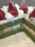 Matcha Ichigo Shortcake