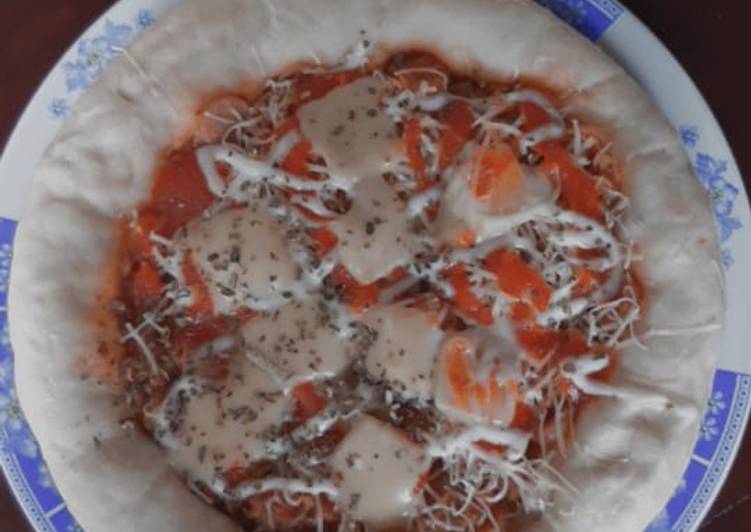 Bumbu Pizza teflon | Resep Membuat Pizza teflon Yang Bisa Manjain Lidah