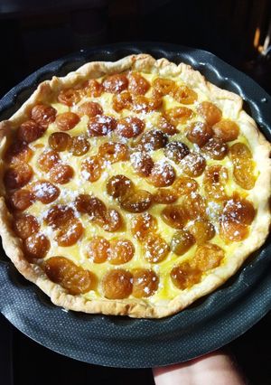 Une photo de Tarte aux mirabelles express