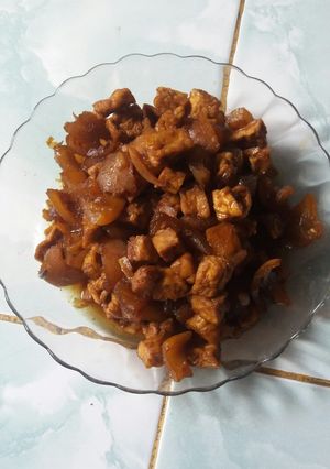 Foto resep Tumis cecek/kikil tahu tempe simple