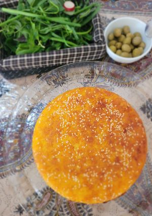 عکسی از دستور ته‌چین مرغ و سبزیجات