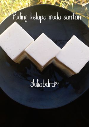 Foto resep Puding kelapa muda santan favorit