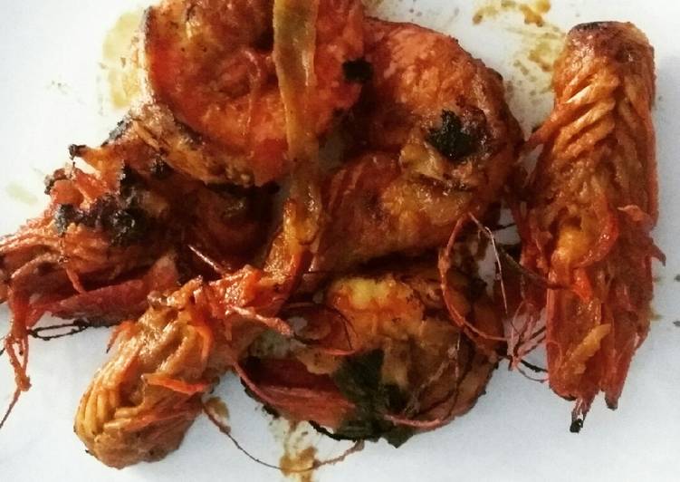 Resep Udang bakar teflon Anti Gagal