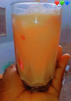 A picture of Ginger and lemon drink.