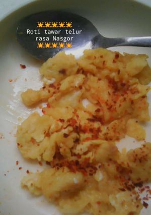 Foto resep Roti Tawar telur rasa nasgor