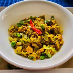 A picture of Bottle Gourd Peel Stir-Fry.