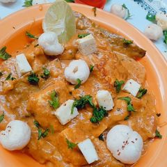 Butter masala paneer A picture of Butter masala paneer.