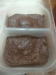 Una foto de Budín de bananas en microondas (sin harina y sin gluten)