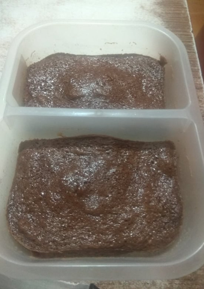 Una foto de Budín de bananas en microondas (sin harina y sin gluten)