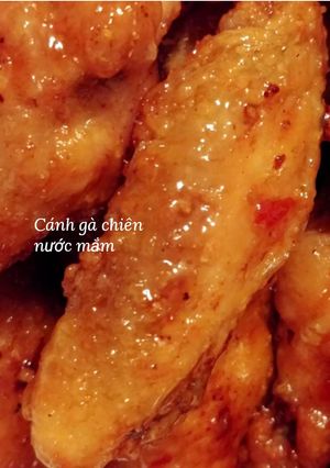 Hình của món Cánh gà chiên nước mắm.
