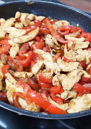 Una foto de Fajitas de Pollo