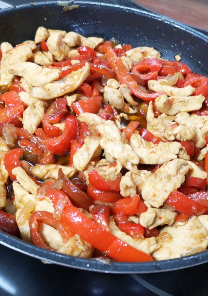 Una foto de Fajitas de Pollo