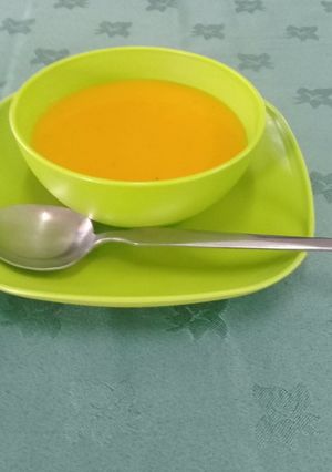 A picture of Carrot soup.
