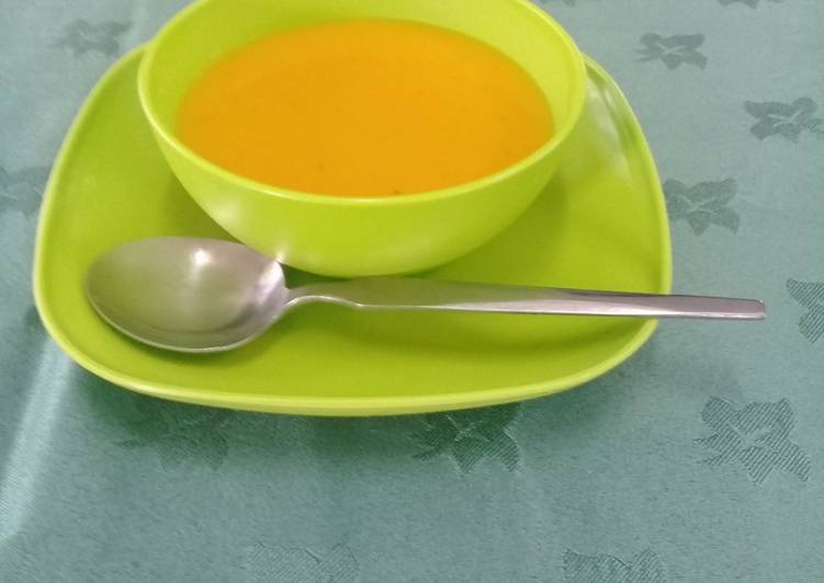 Steps to Prepare Favorite Carrot soup