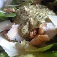 Insalatona con petti di pollo e salsa "caesar salad" alla luciano