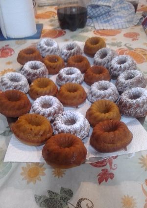 Una foto de Mini Bundt Cakes de Calabaza