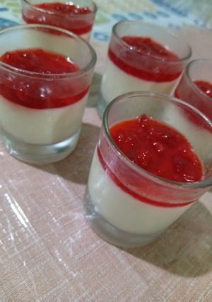 Foto resep Strawberry Cheese Pudding
