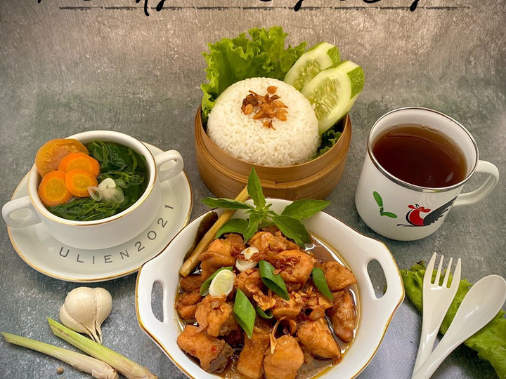 Resep Rica ayam &amp;amp; sayur bayam, Enak