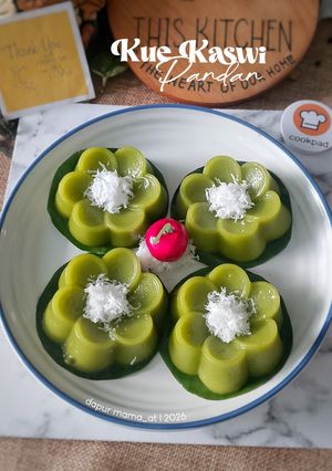 Foto resep Kue Kaswi Pandan