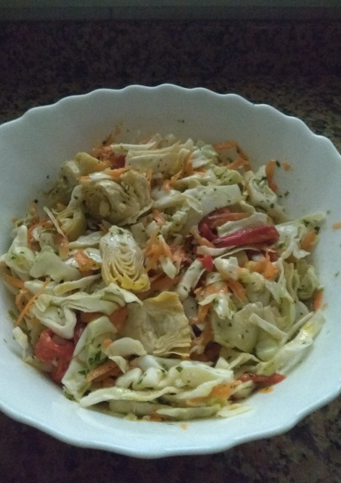 Una foto de Ensalada de col