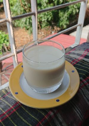 Hình của món Sữa Đậu Nành Gạo Rang.