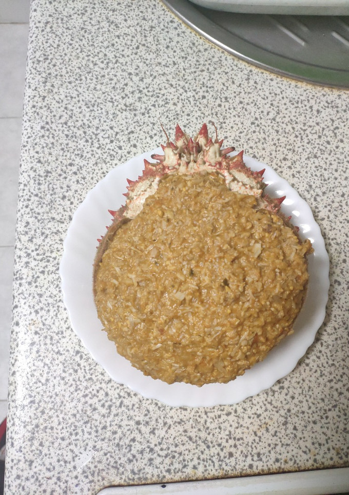 Una foto de Centolla rellena