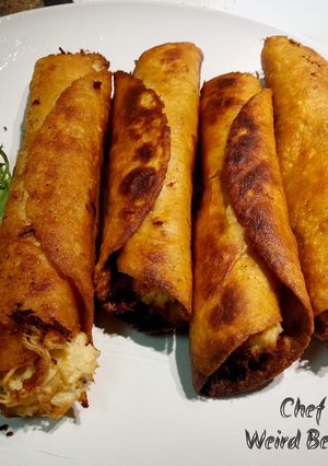 A picture of Easy Creamy Chicken Flautas.