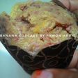 Banana cupcake
