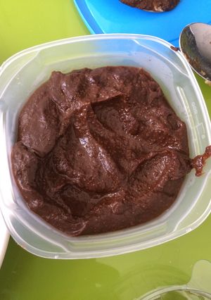 Una foto de Falsa crema de "chocolate"