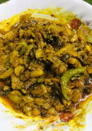 শুকনো সিমের বিচি দিয়ে সুটকি ভুনা রেসিপির প্রধান ছবি