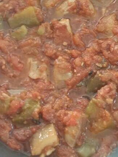 Una foto de Careta de cerdo con Fritada de Suflí (Almería)