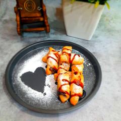 Chocolate croissants rolls A picture of Chocolate croissants rolls.