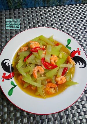 Foto resep Tumis Labu Siam Udang