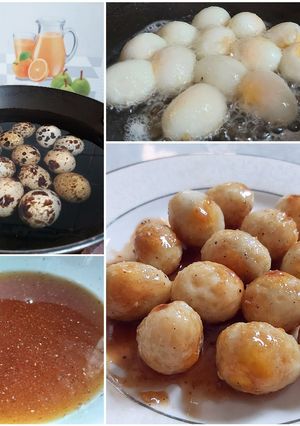 Hình của món Trứng cút chiên nước mắm.
