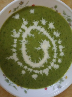 A picture of Creamy Spinach Soup.