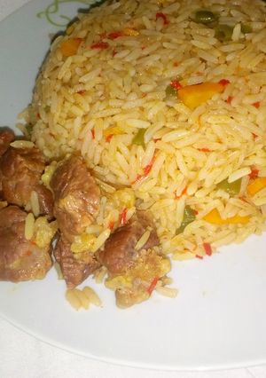 A picture of Jollop rice recipe contest.