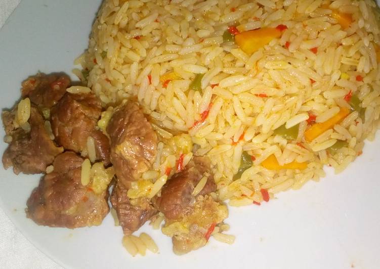 Step-by-Step Guide to Prepare Super Quick Homemade Jollop rice recipe contest