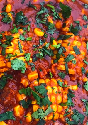 A picture of Corn on th Cob Curry.