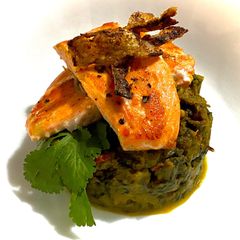 A picture of Haagaloo with Trout.