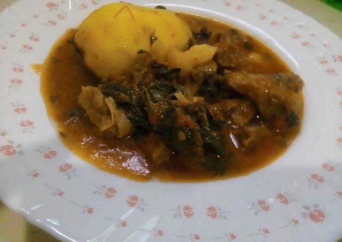 Tumbukiza beef stew